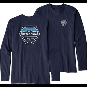 Patagonia Men's Fitz Roy Hex Long Sleeve T-Shirt